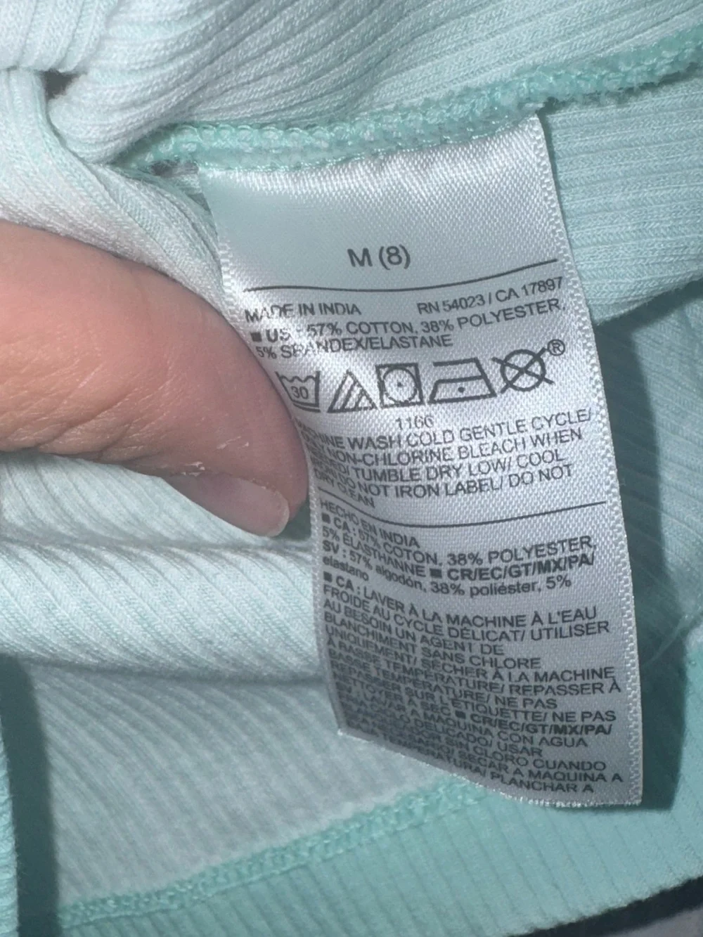 Old Navy Girls Size M 8 Mint Green Daisy Ribbed Fitted Tank Top Floral